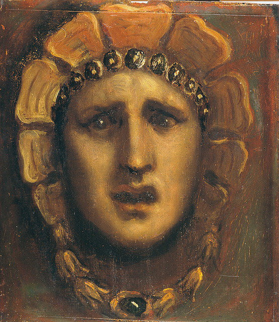 mascherone femminile (dipinto, elemento d'insieme) by Vecellio Tiziano (e a