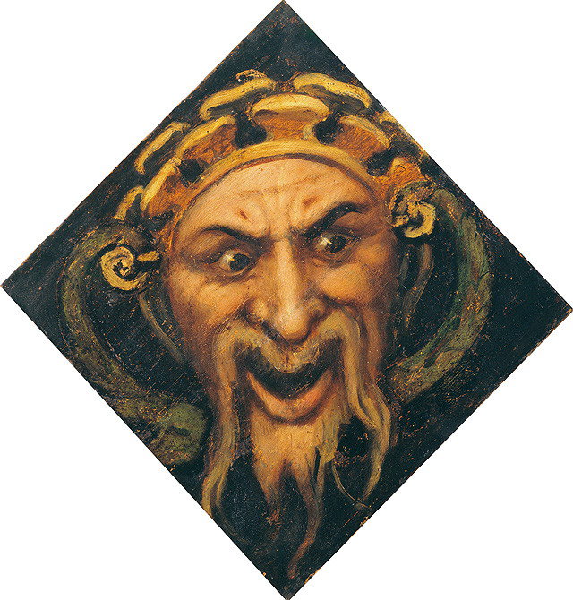 mascherone (dipinto, elemento d'insieme) di Vecellio Tiziano (e aiuti) (sec