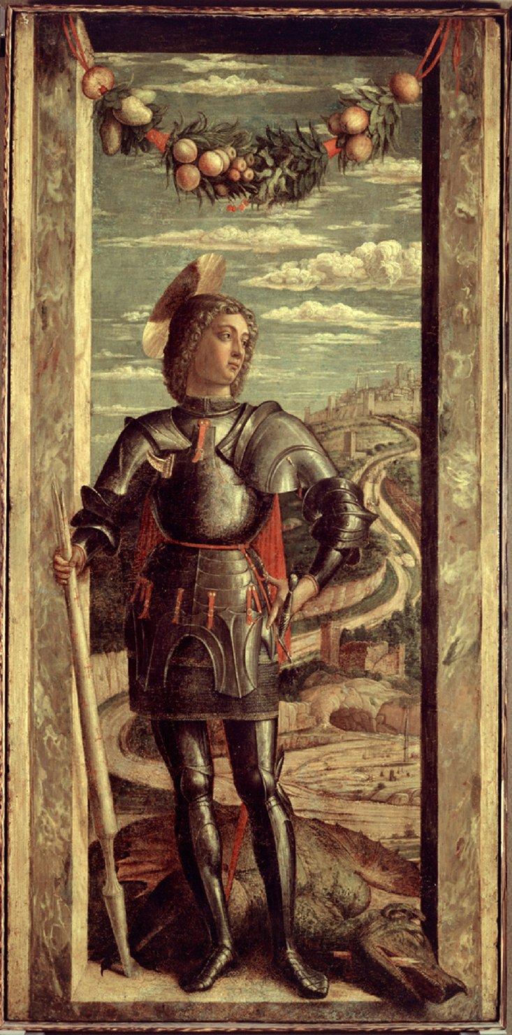 San Giorgio e il drago (dipinto) by Mantegna Andrea (sec. XV)