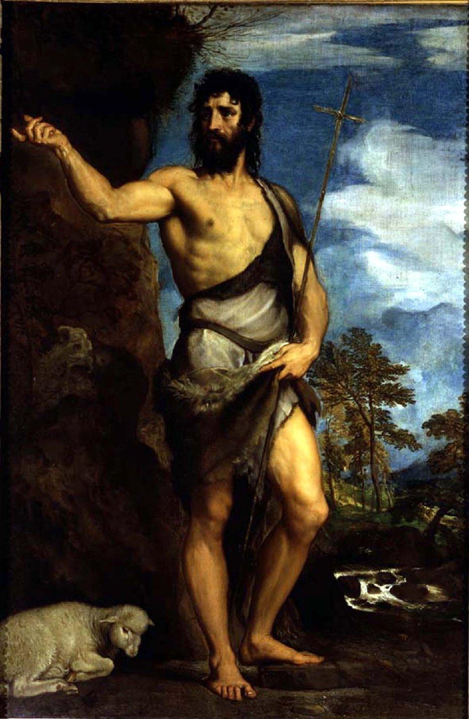 San Giovanni Battista (dipinto) by Vecellio Tiziano (sec. XVI)