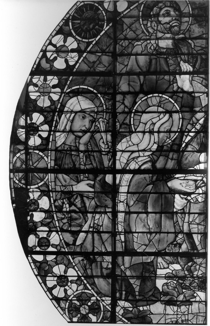 deposizione di Cristo dalla croce (vetrata) di Andrea del Castagno (attribuito) 