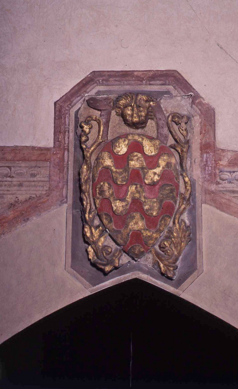 stemma gentilizio della famiglia Spini (rilievo) - bottega toscana (primo quarto