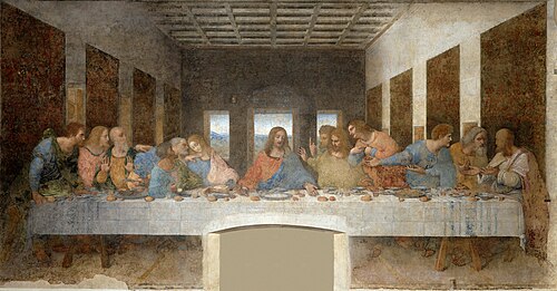 Ultima cena (dipinto, elemento d'insieme) by Leonardo da Vinci (sec. XV) 