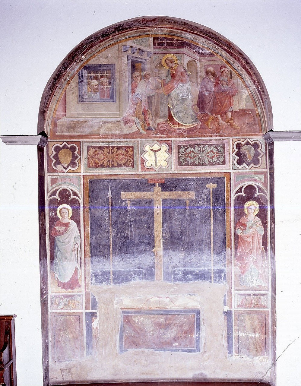 figure di santi e loro storie (dipinto murale, complesso decorativo) by Domenico