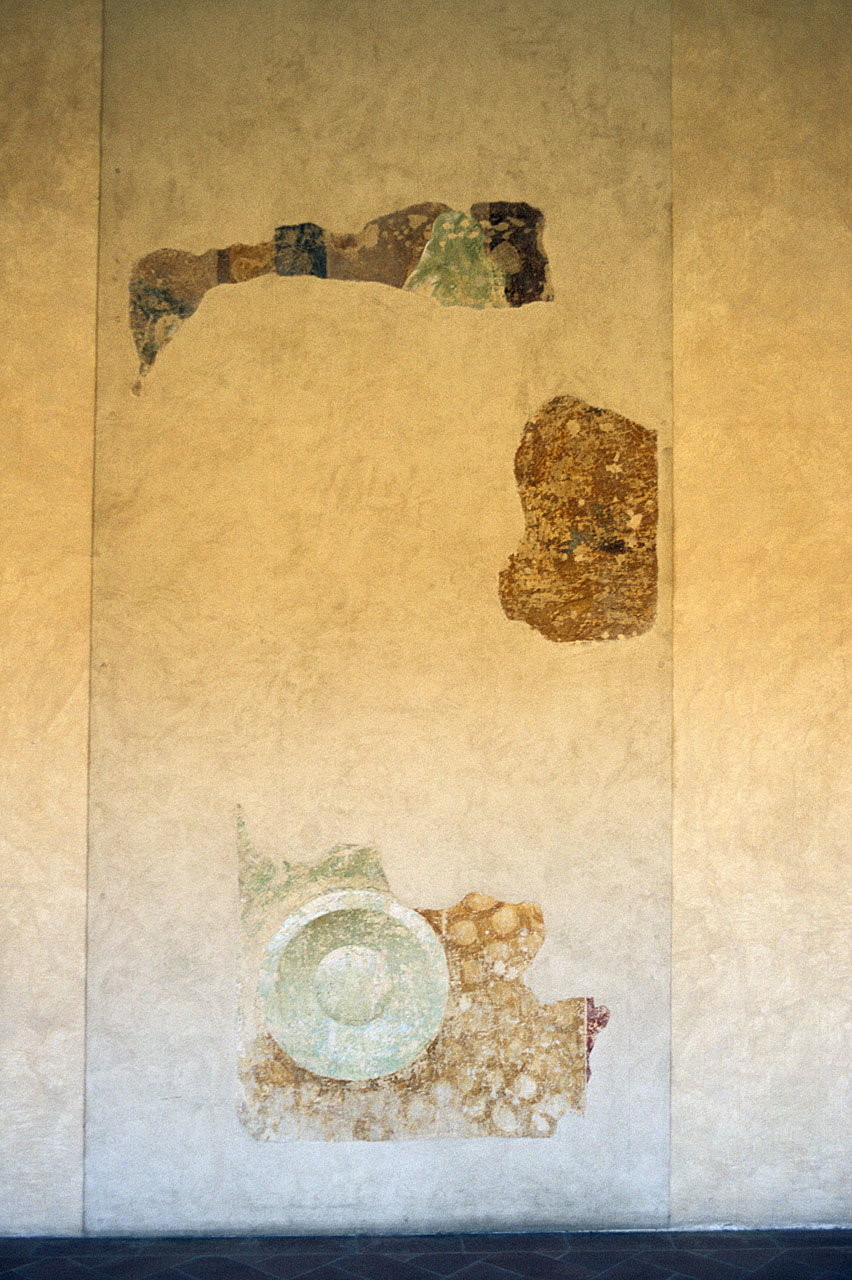 testa di uomo barbuto (dipinto murale staccato, frammento) by Paolo Uccello (sec