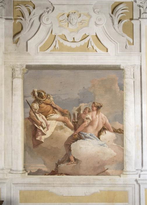 Marte, Venere e Amore (dipinto, elemento d'insieme) by Tiepolo Giovanni Bat