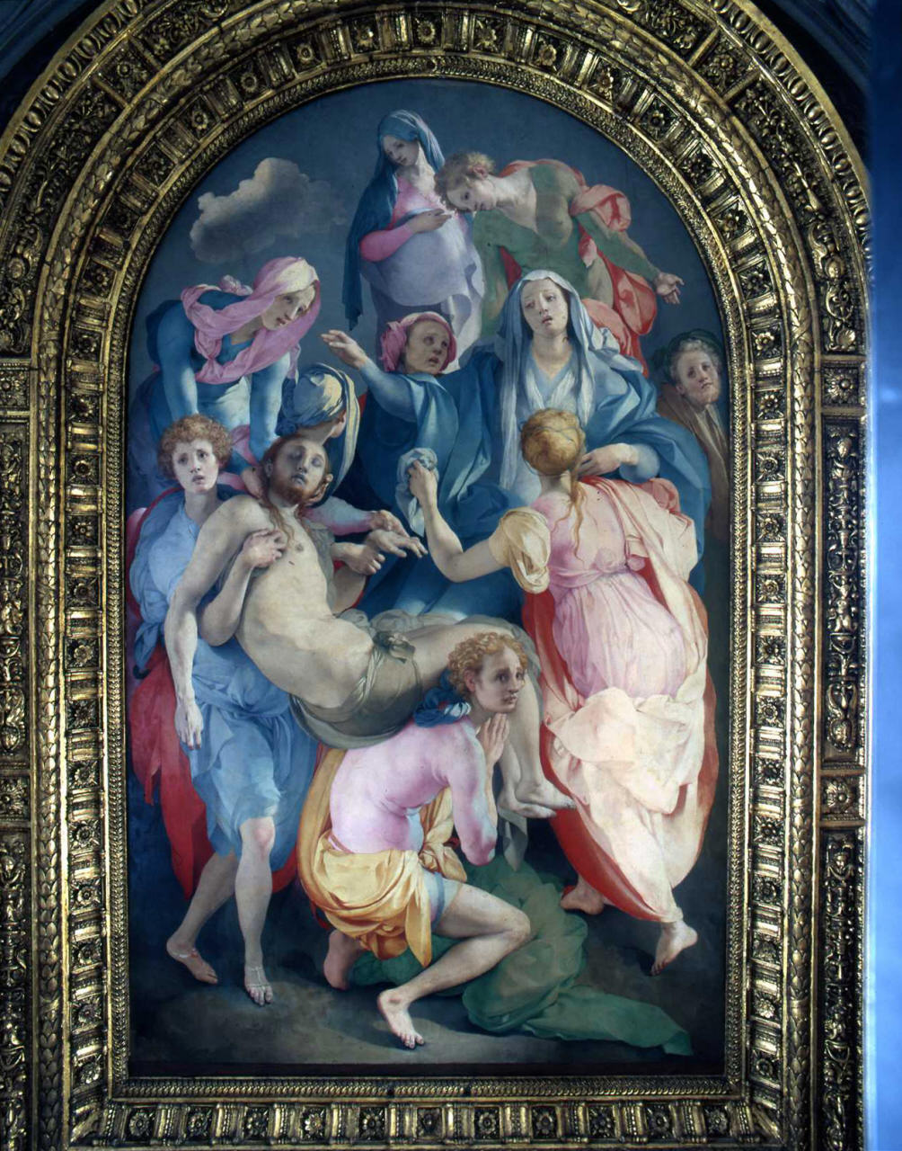 trasporto di Cristo al sepolcro (dipinto) by Pontormo (sec. XVI)