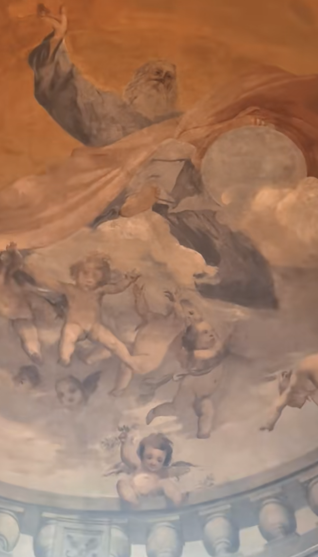 Evangelisti e Dio Padre in gloria