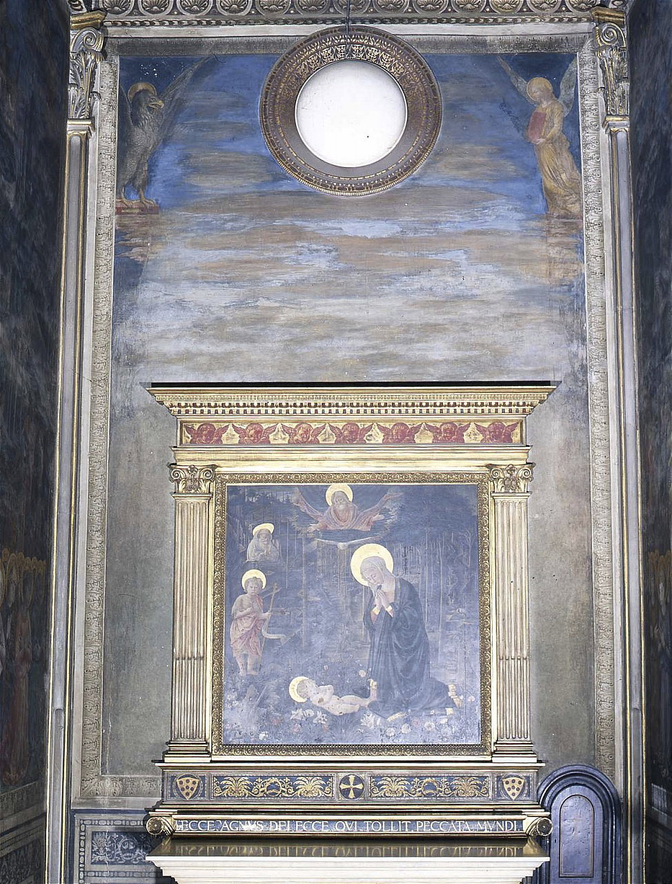 adorazione dei Re Magi (dipinto murale, ciclo) di Gozzoli Benozzo (sec. XV)