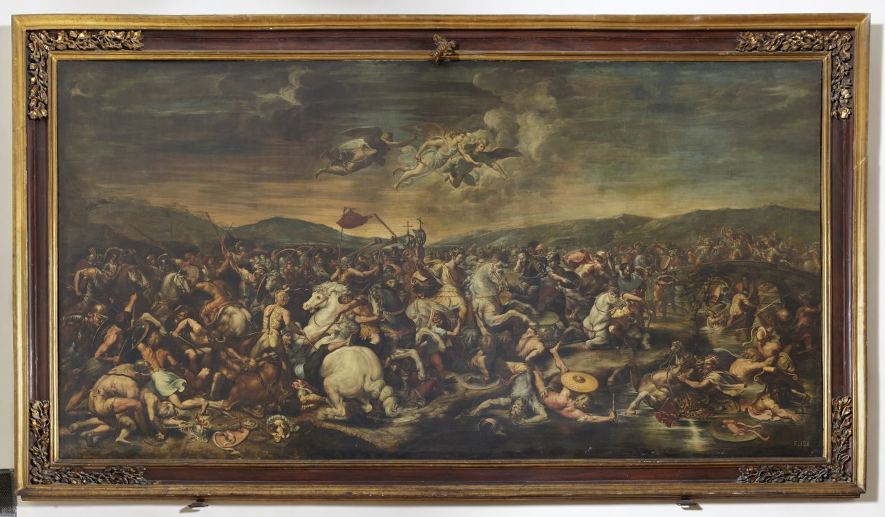 Battaglia di Costantino e Massenzio (dipinto, opera isolata) by Carlo Viva (attr