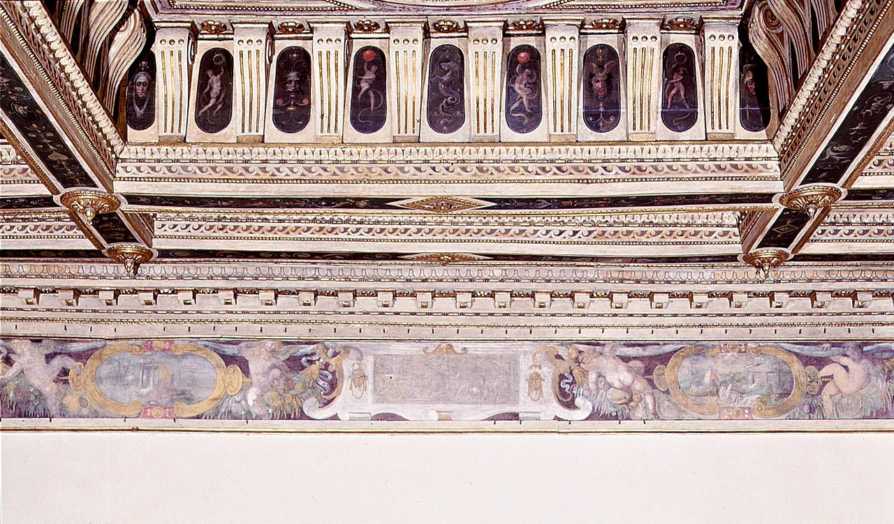 paesaggio con rovine (dipinto) di Vasari Giorgio, Van der Straet Jan detto Giova