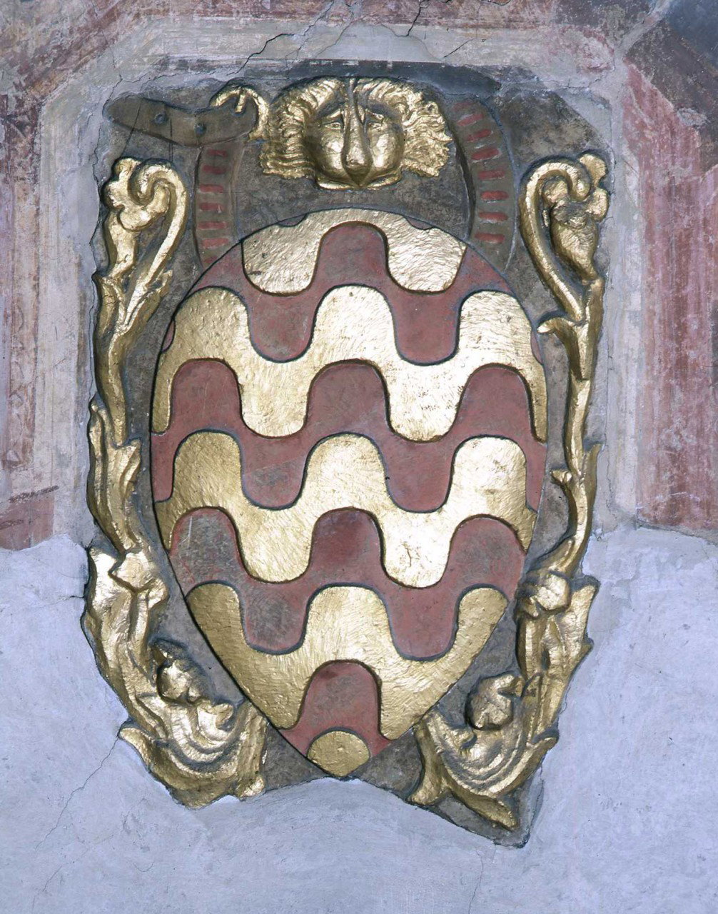 stemma gentilizio della famiglia Spini (rilievo) - bottega toscana (primo quarto