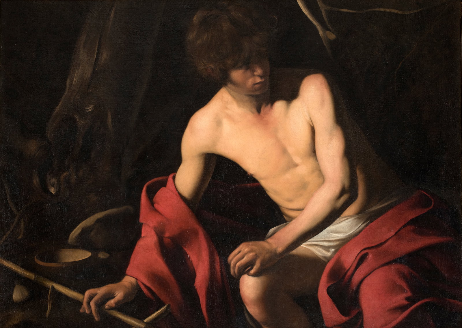 San Giovanni Battista (dipinto) di Merisi Michelangelo detto Caravaggio (sec. XV