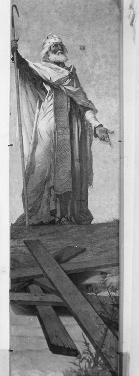 Il Beato Nicola Albergati (dipinto) by Lehoux Pierre Adrien Pascal (sec. XIX)
