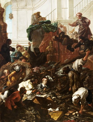 Cardinale Vincenzo Maria Orsini salvato dalle macerie di un terremoto grazie al 
