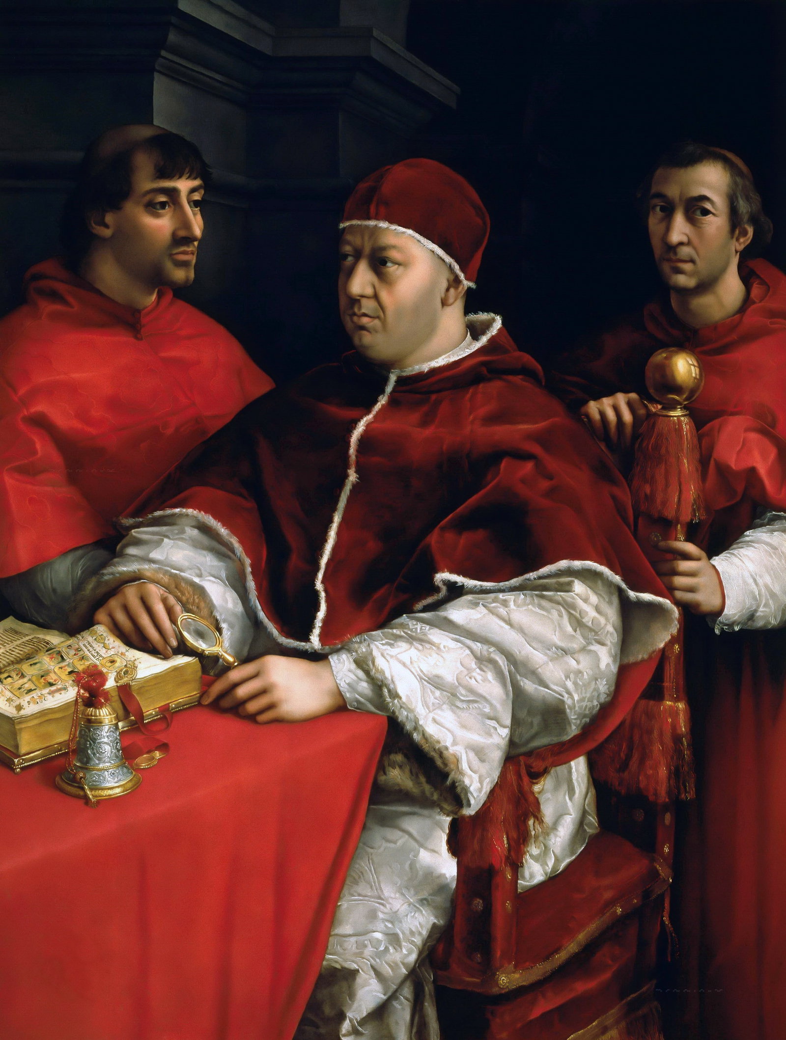 Ritratto di Leone X con i cardinali Giulio de' Medici e Luigi de' Ross