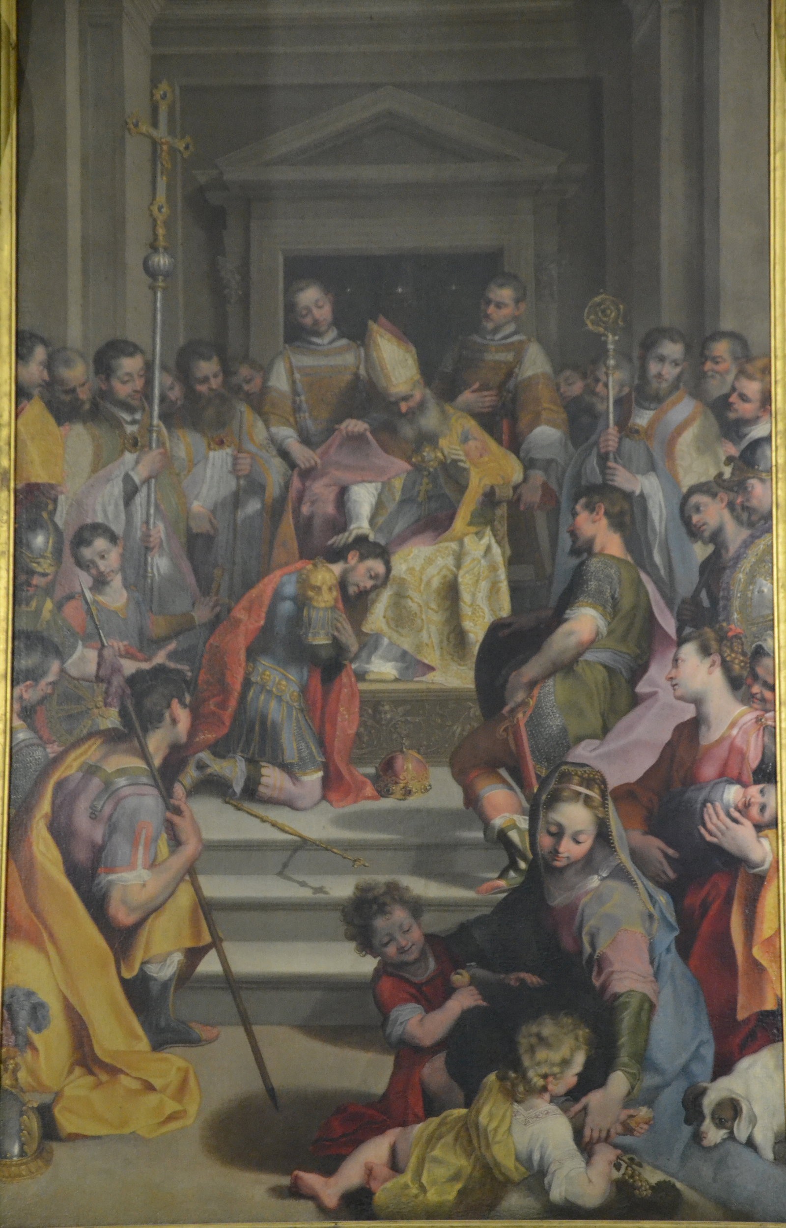 Perdono di sant'Ambrogio concesso all'imperatore Teodosio