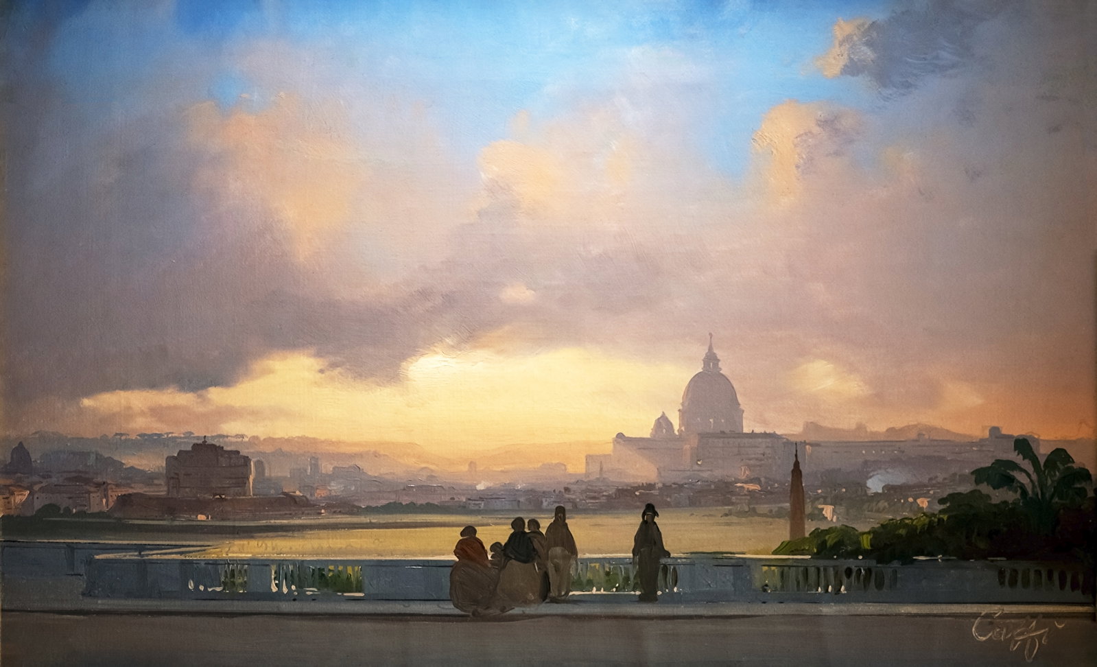 Veduta di Roma dal Pincio