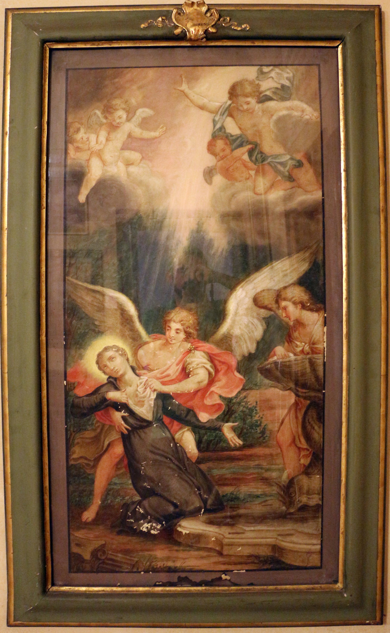 bozzetti a tempera per le storie di san stanislao kostka 08 ardore mistico e fon