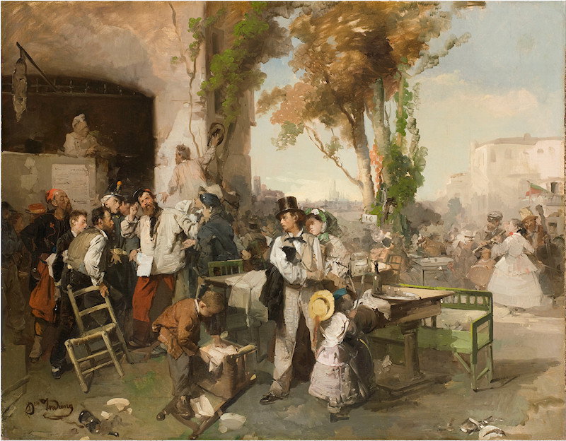 L&rsquo;arrivo del Bollettino di Villafranca