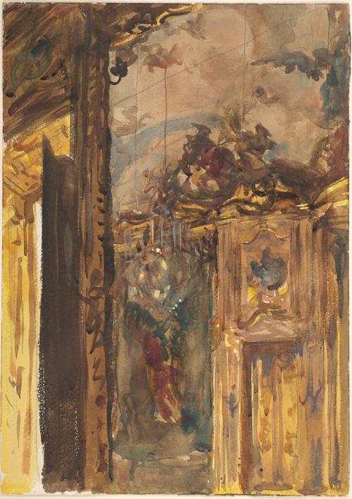 Sargent - The Golden Room of the Palazzo Clerici, Milan, 1898, 1997.25