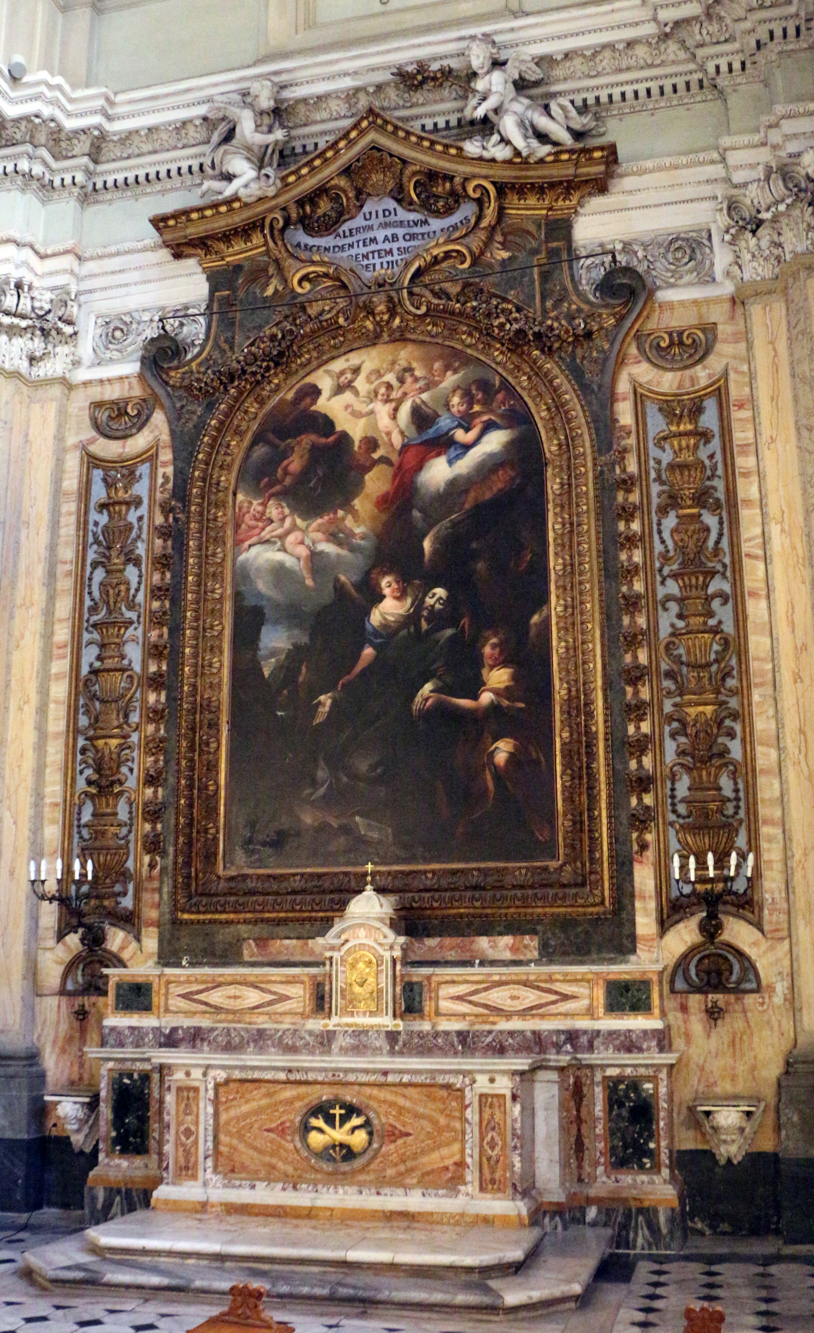 Michele rocca, stimmate di san francesco, 1695
