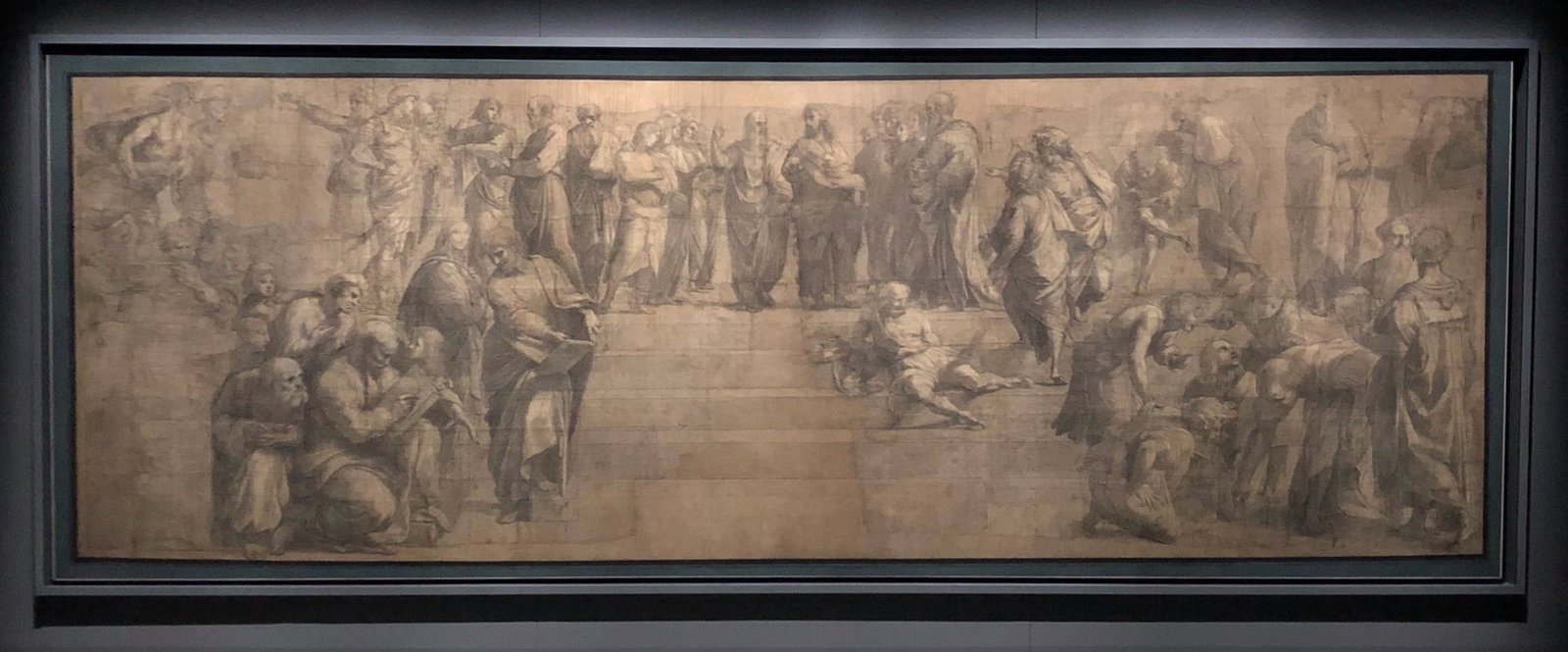 Cartoon of The School of Athens