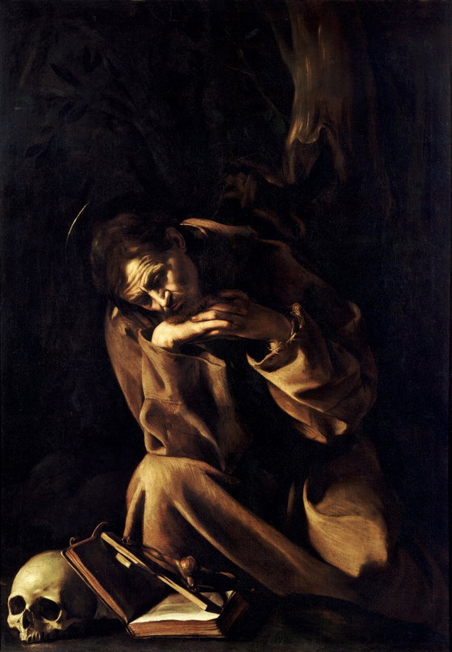 San Francesco in meditazione Public domain
