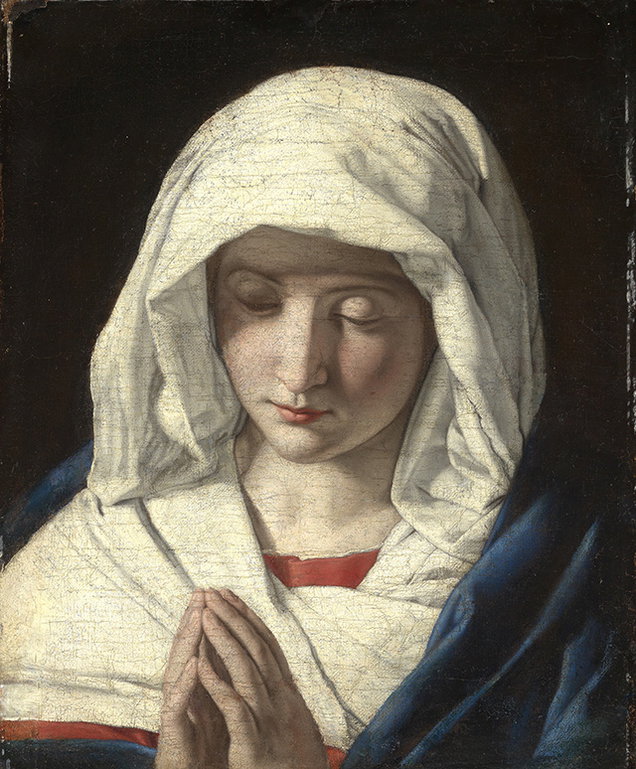 Madonna orante (dipinto) di Salvi Giovanni Battista detto Sassoferrato (sec. XVI Public domain