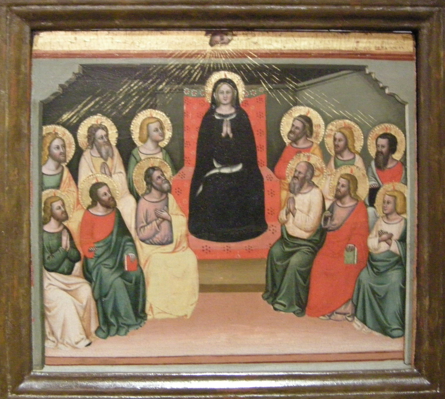 Cristoforo da bologna, storie del nuovo testamento, 05 pentecoste