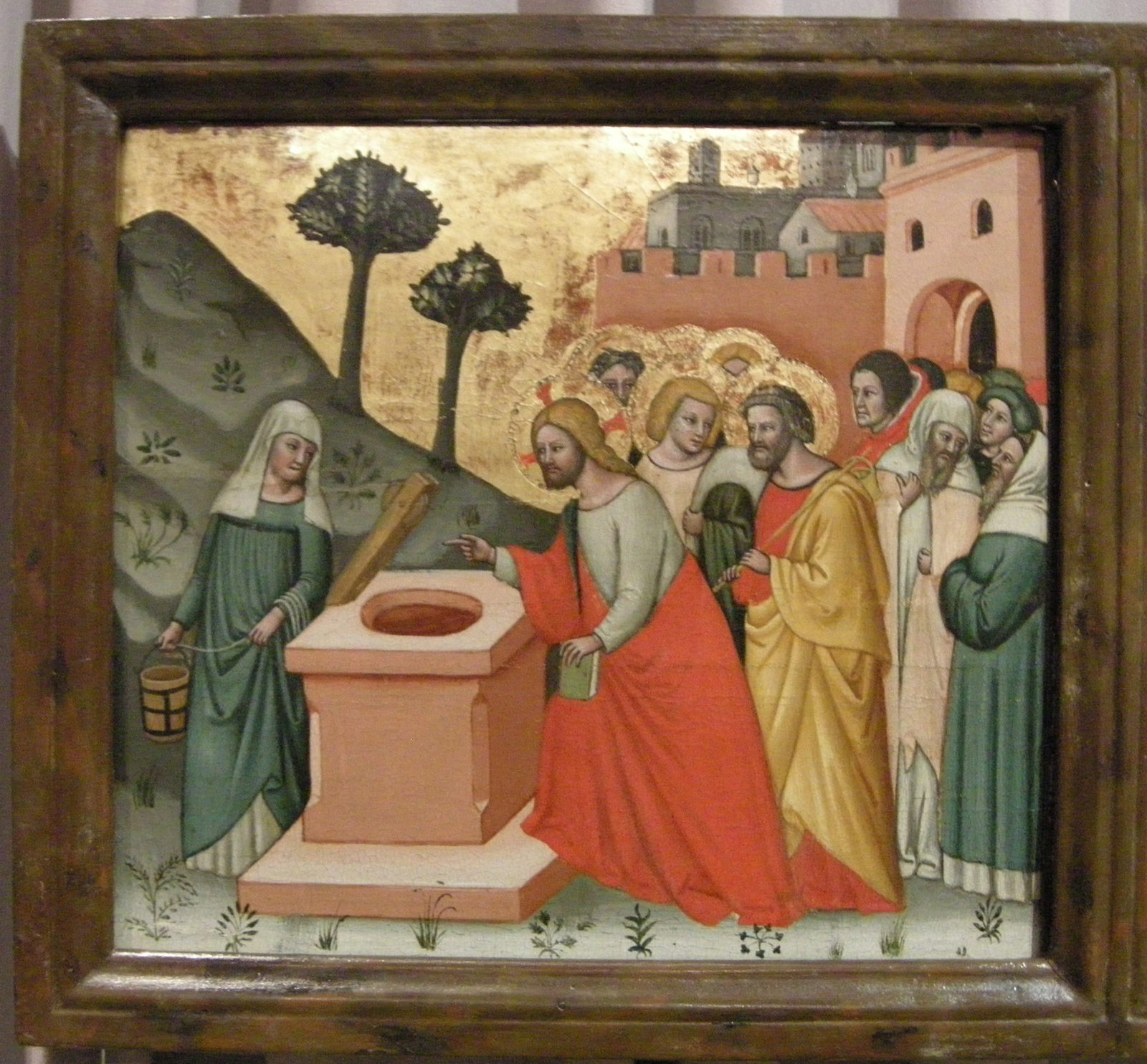 Cristoforo da bologna, storie del nuovo testamento, 01 smaritana al pozzo