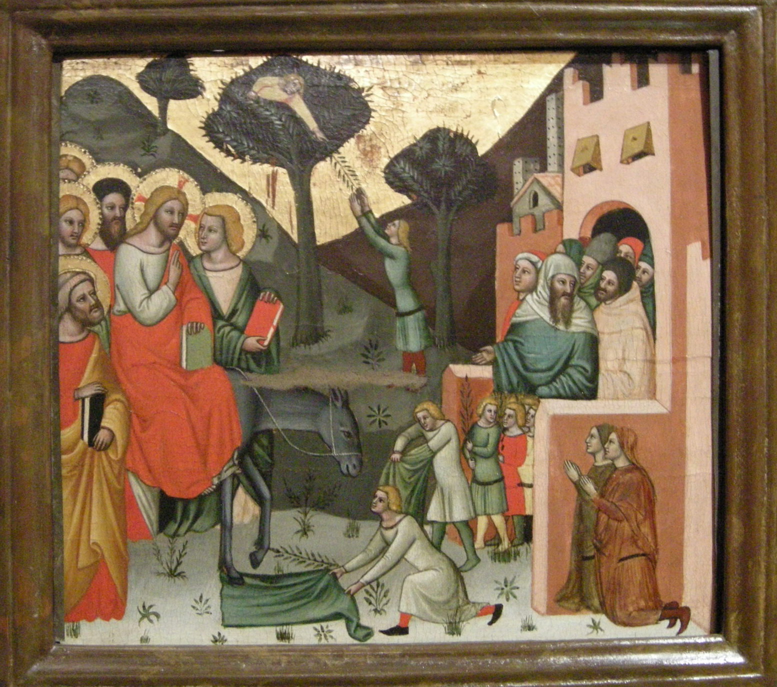 Cristoforo da bologna, storie del nuovo testamento, 02 entrata in gerusalemme
