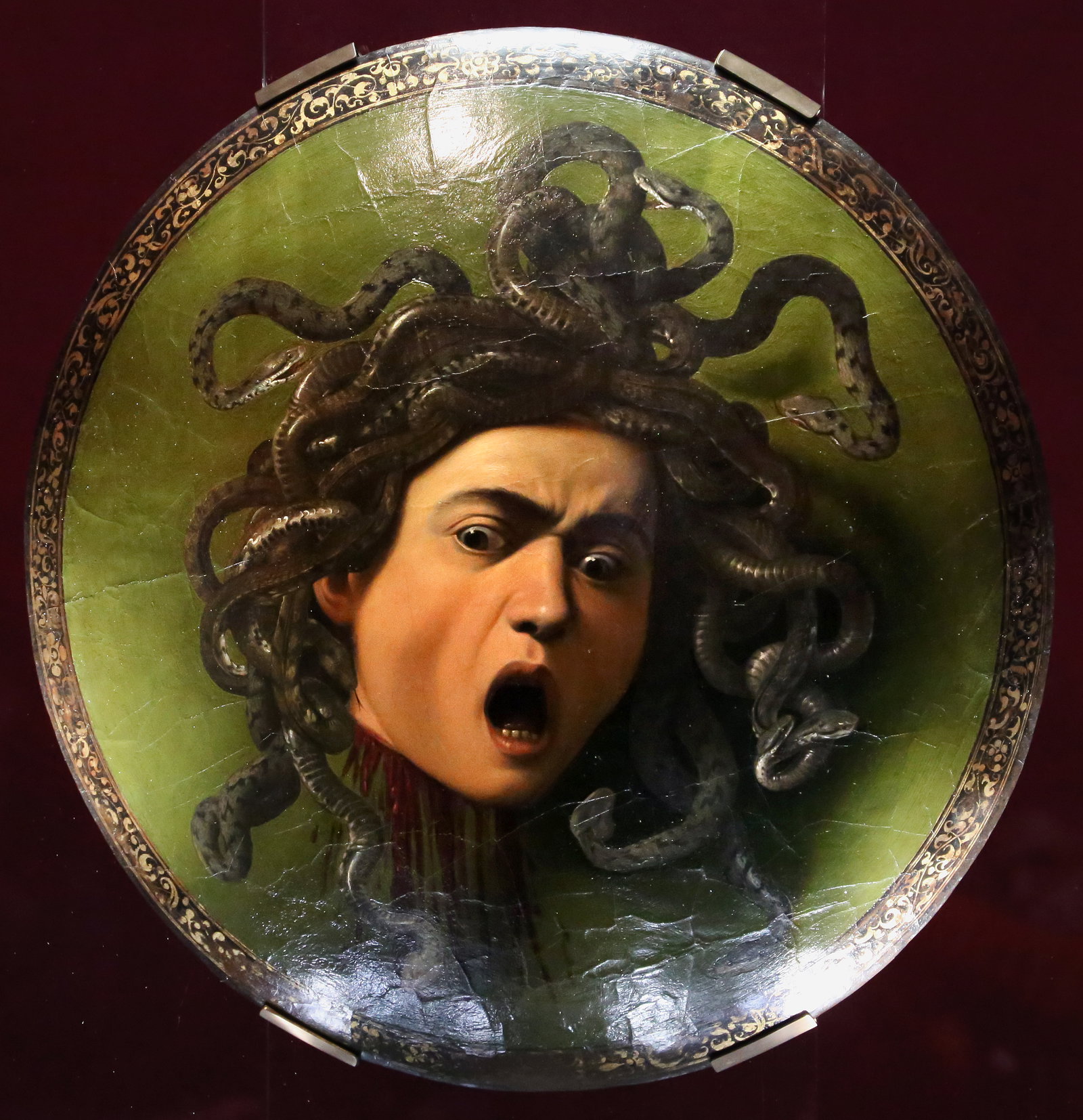 testa di Medusa (dipinto) by Merisi Michelangelo detto Caravaggio (sec. XVI)