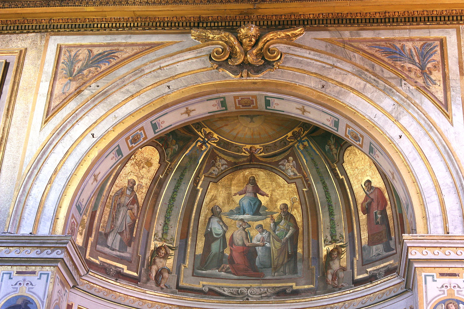 Rom, die Kirche San Bartolomeo all'Isola, die Apsis
