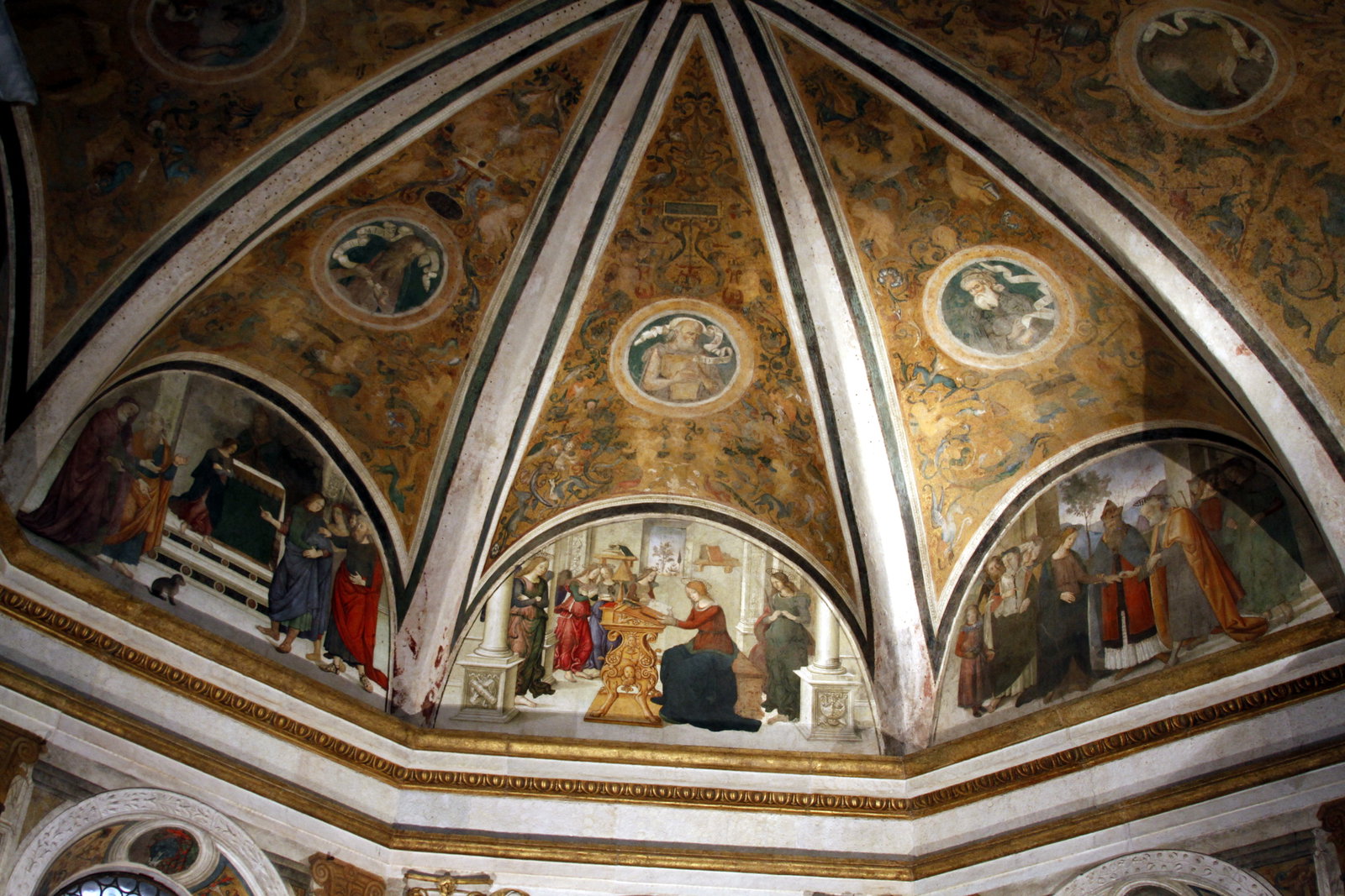 Ceiling and lunettes - Basso della Rovere Chapel - Santa Maria del Popolo - Rome