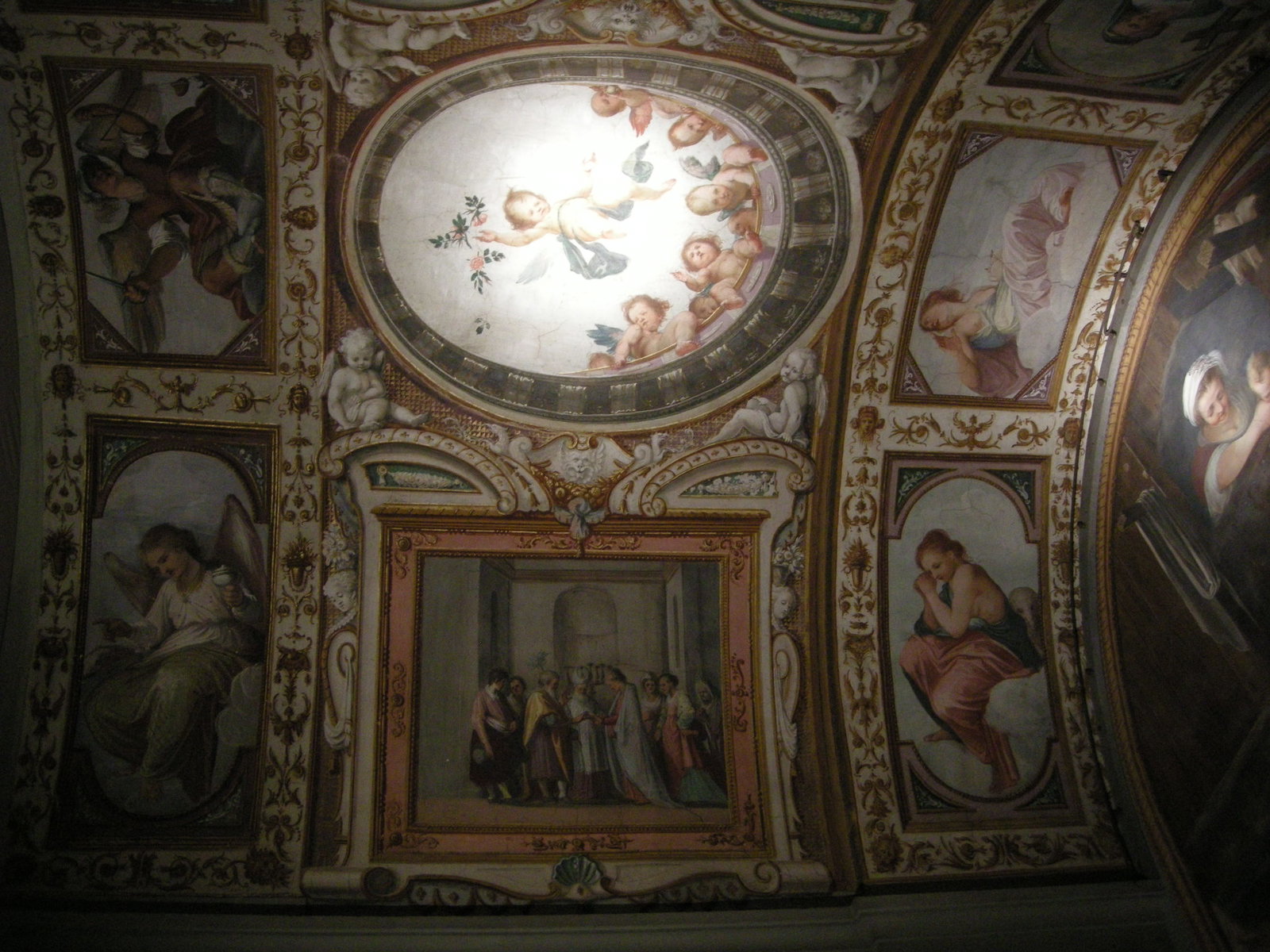 Accademia di firenze, cappella di giovanni da san giovanni, volta 01