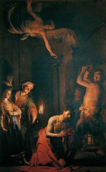 Gerrit van Hothorst, Decollazione del Battista, Roma, Santa Maria della Scala
