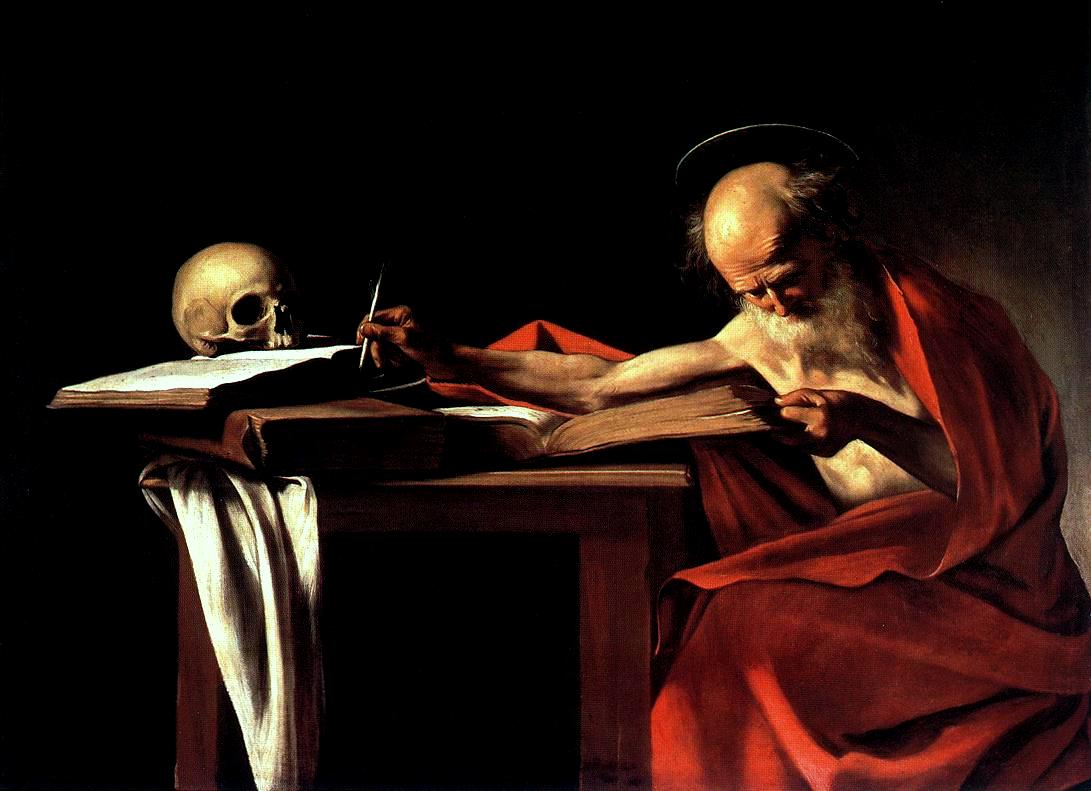 San Girolamo scrivente (dipinto) di Merisi Michelangelo detto Caravaggio (sec. X