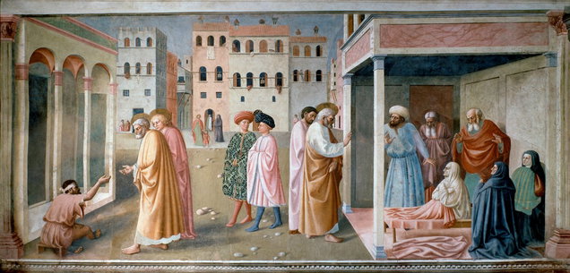Episodi della Genesi e storie della vita di san Pietro (dipinto, ciclo) di Fini  