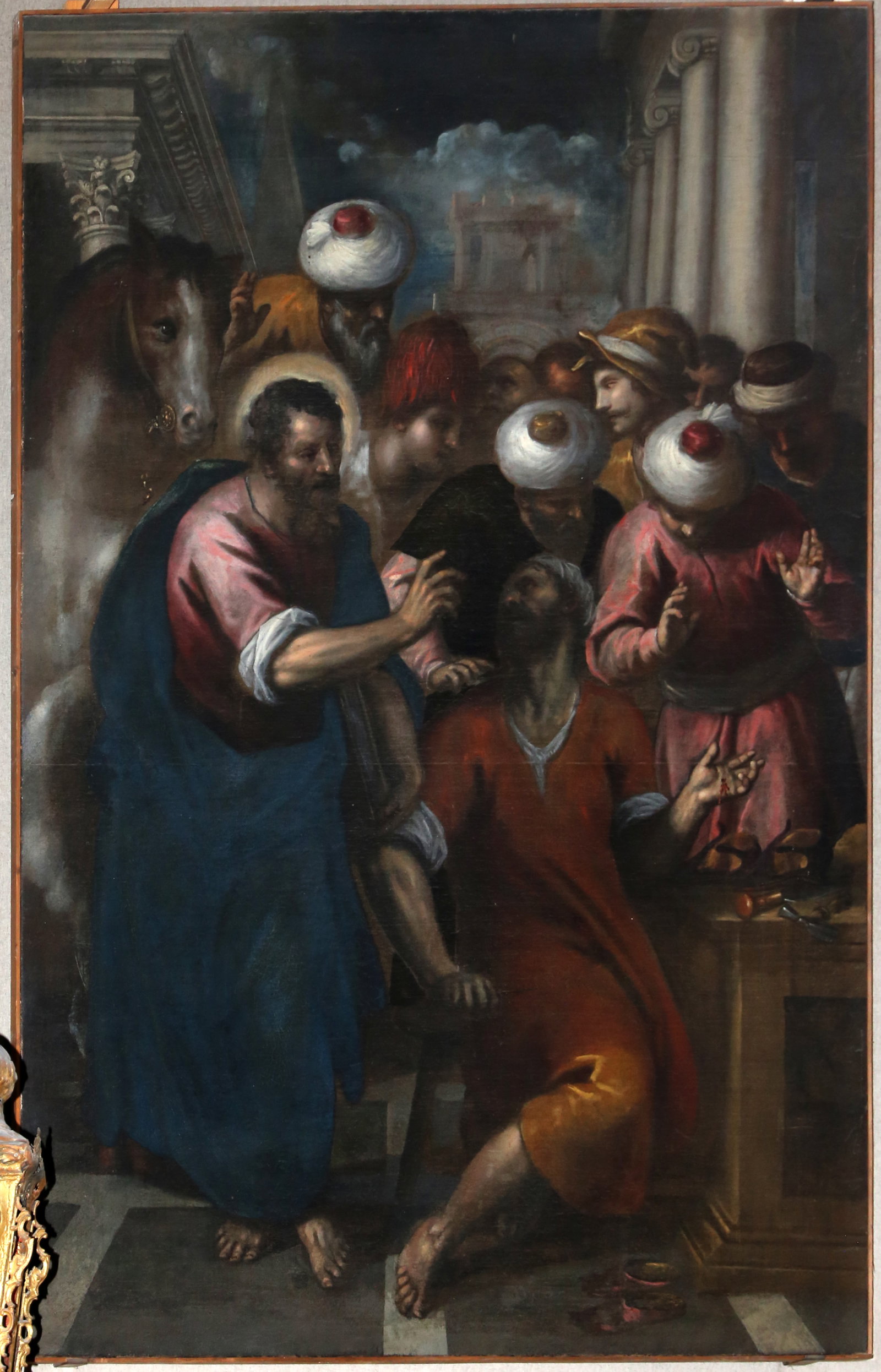 San Marco guarisce Aniano (dipinto) by Robusti Domenico detto Domenico Tintorett