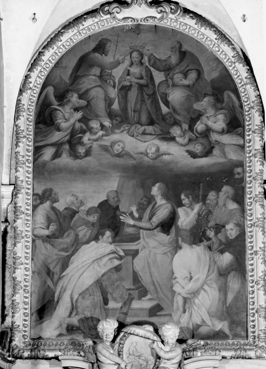 incoronazione di Maria Vergine (dipinto) di Tosini Michele di Ridolfo del Ghirla