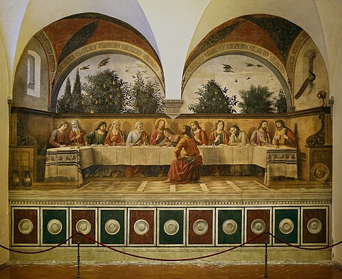 ultima cena (dipinto murale) di Bigordi Domenico detto Domenico Ghirlandaio (ult