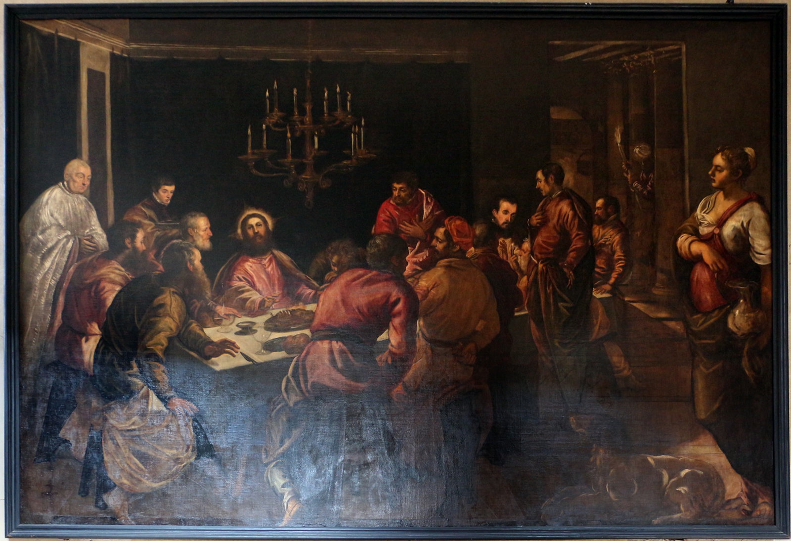 ultima cena (dipinto) by Robusti Jacopo detto Tintoretto (sec. XVI)