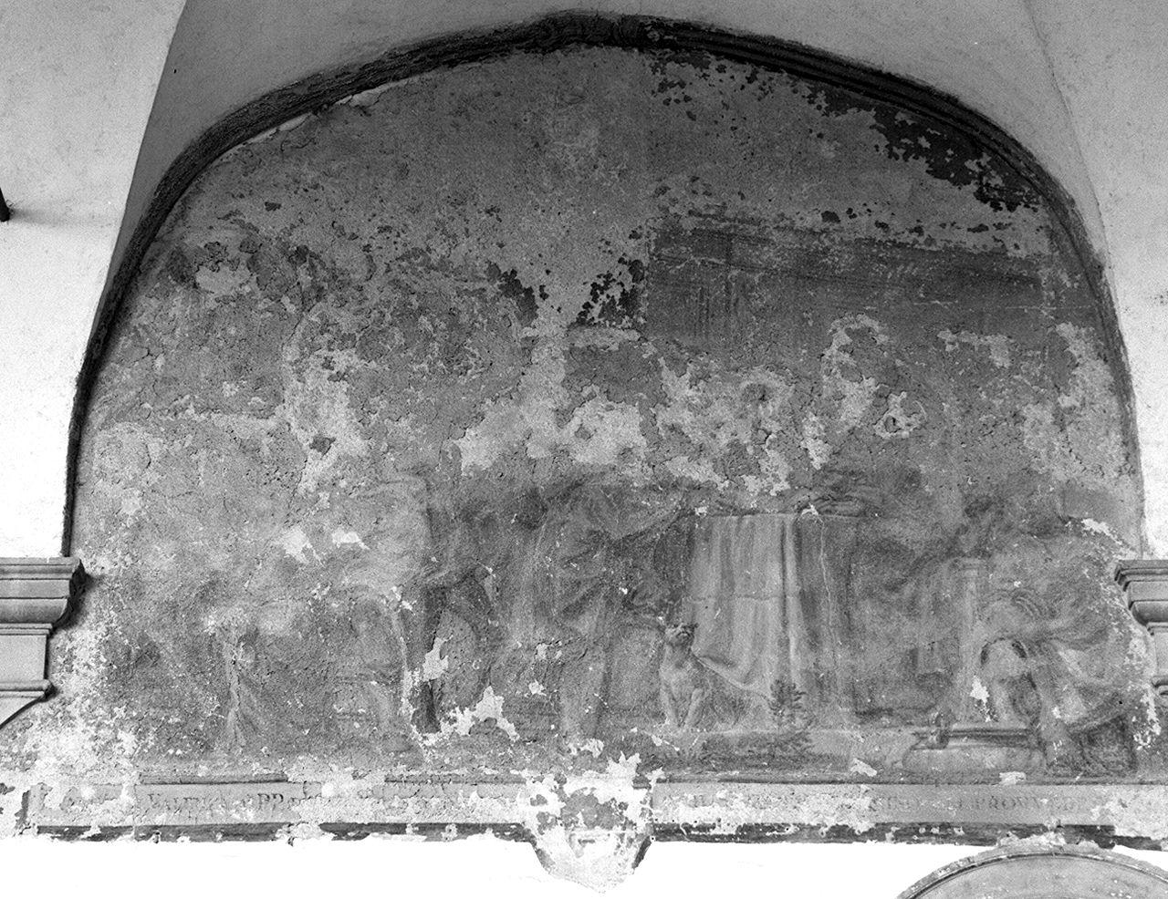 episodio della vita di San Tommaso da Villanova (dipinto) di Rosselli Matteo (sc
