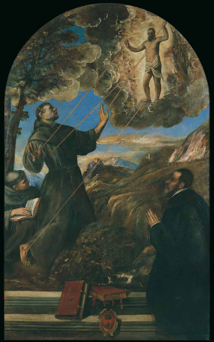 San Francesco d'Assisi riceve le stimmate (dipinto) by Vecellio Tiziano (se