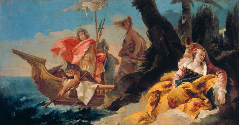 Rinaldo abbandona Armida (dipinto) by Tiepolo Giambattista detto Tiepoletto (met