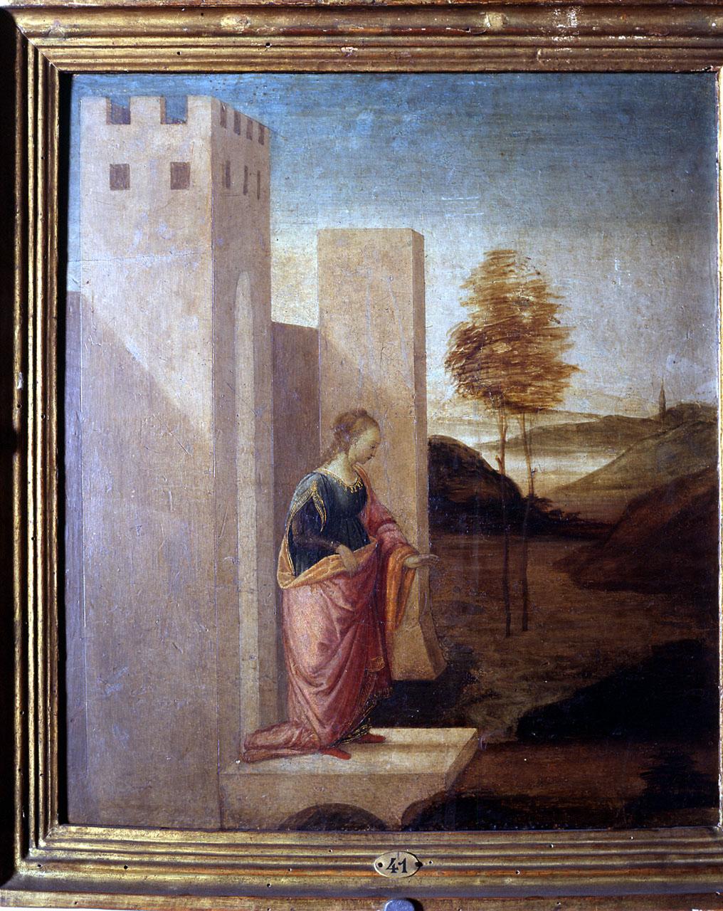 Vasthi lascia la reggia (dipinto) by Lippi Filippino (ultimo quarto sec. XV)