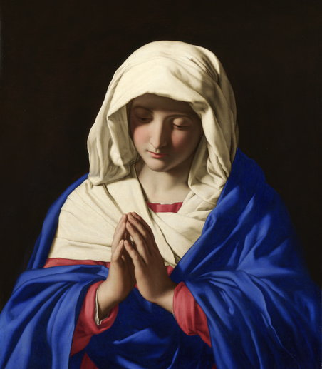 Madonna orante (dipinto) di Salvi Giovanni Battista detto Sassoferrato (sec. XVII)
