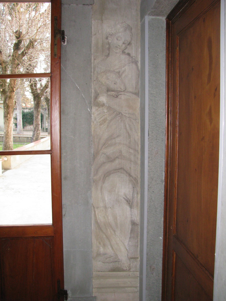 allegoria della Chiesa con le figure della Vittoria e dell'Umilt&agrave; (d
