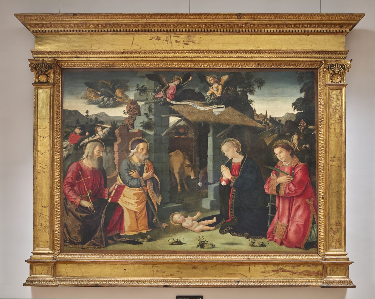 Natività con i santi Lorenzo e Andrea